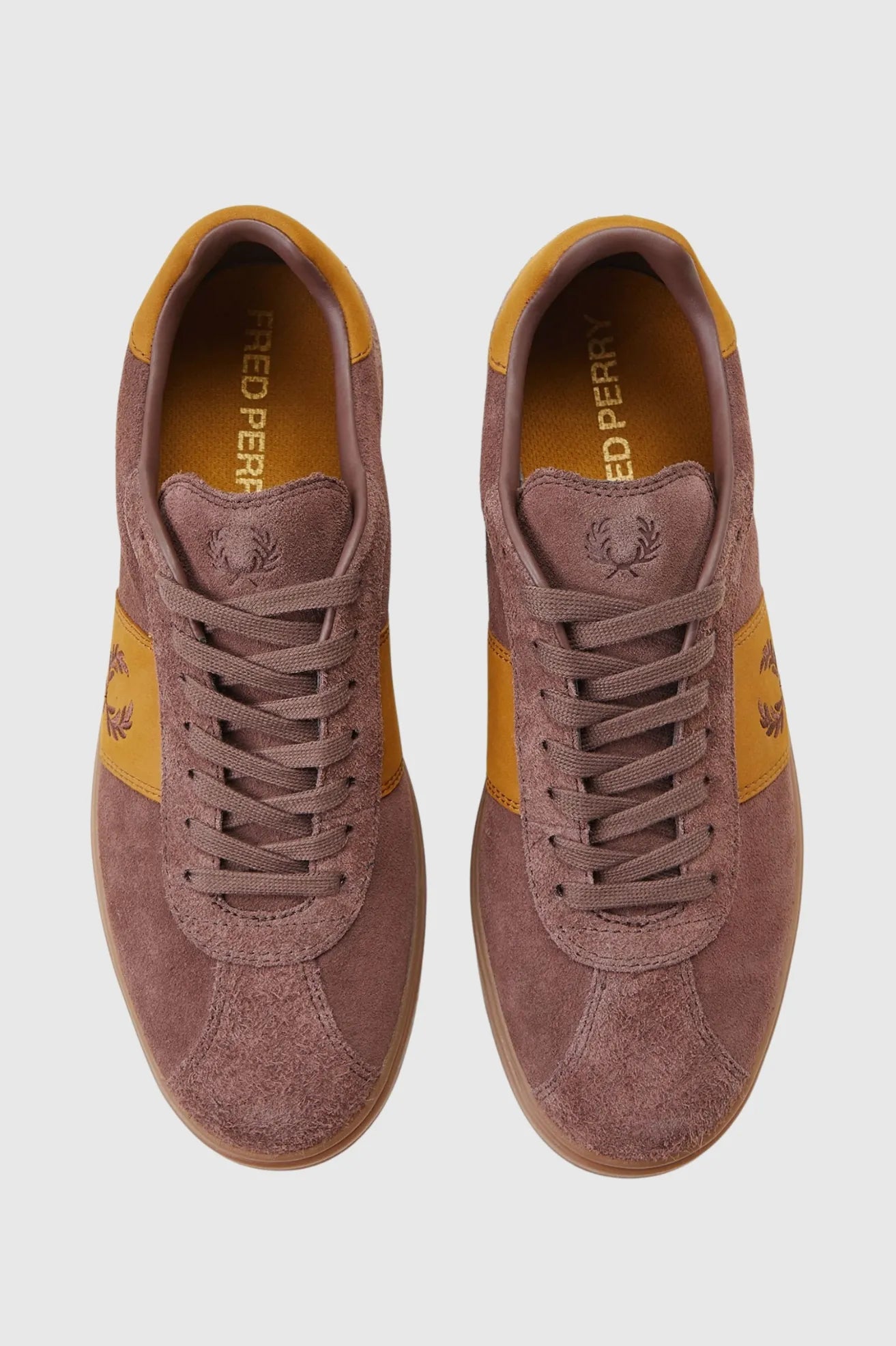 Fred Perry Zapatillas Hombre B4 Suede Marrones