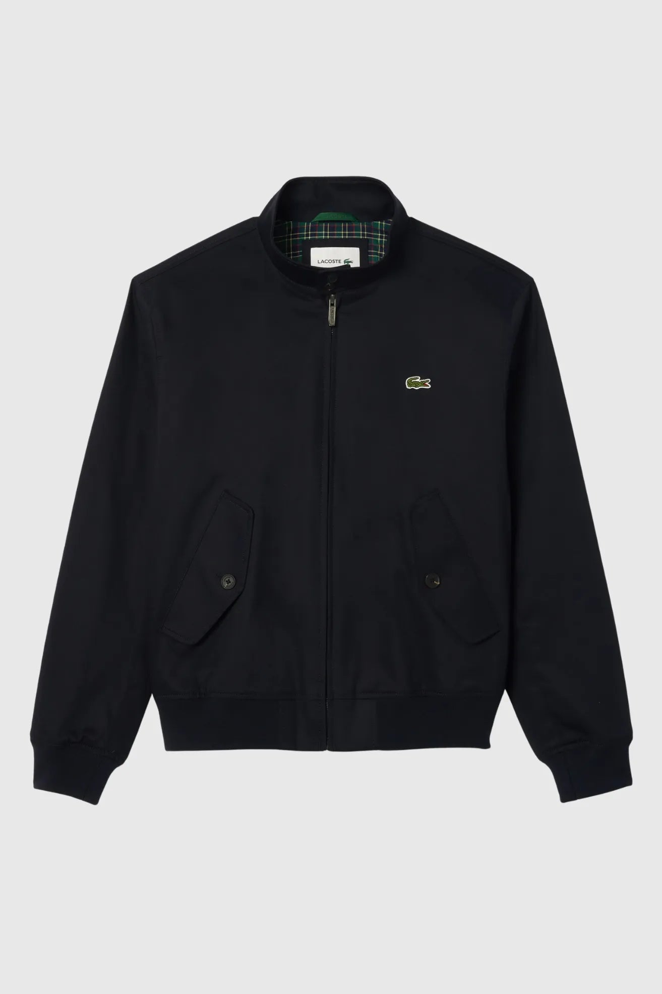 Lacoste Chaqueta Harrington Impermeable Hombre Azul Marino