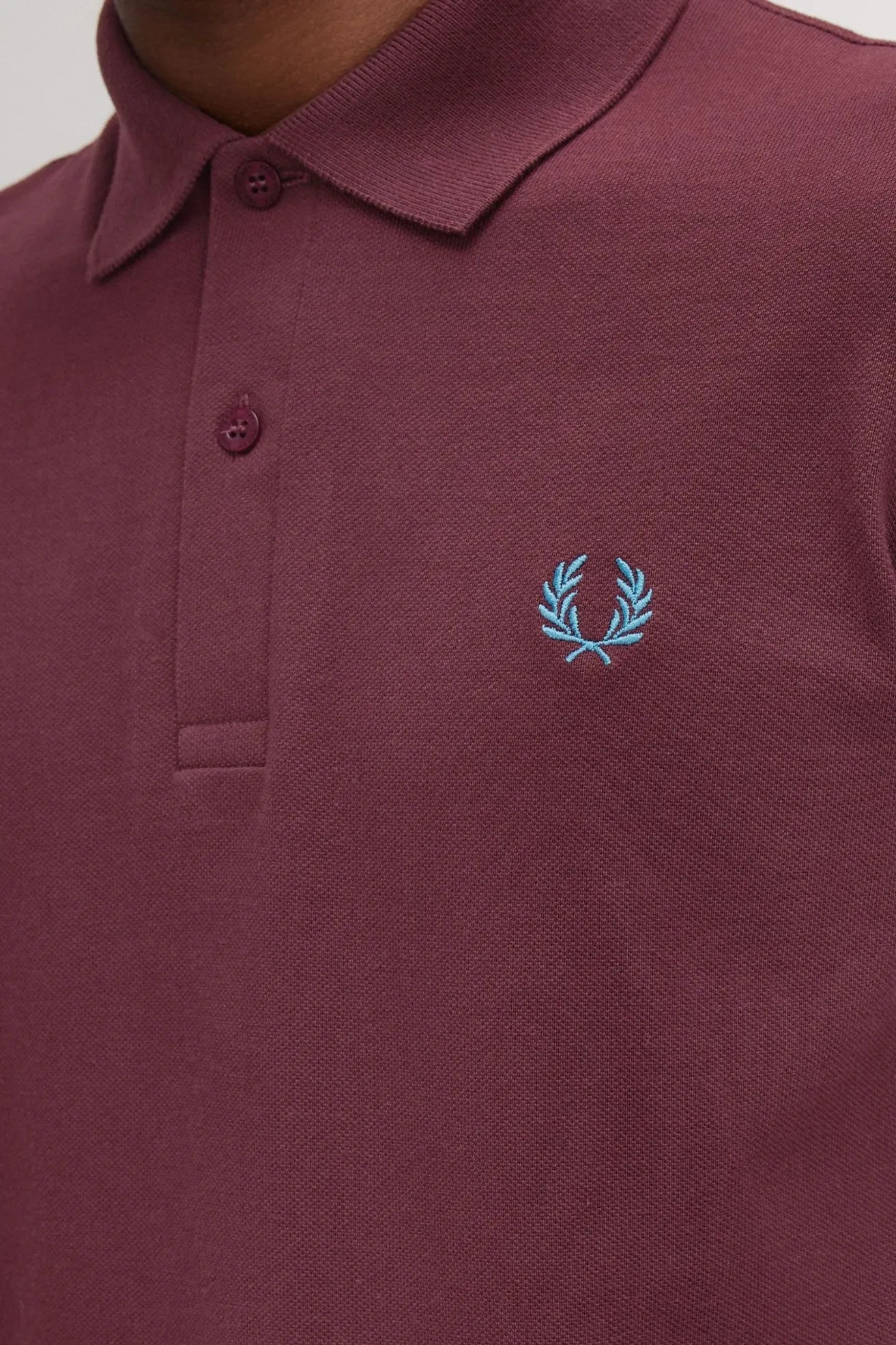 Fred Perry Polo Hombre Made In England M3 Granate W80