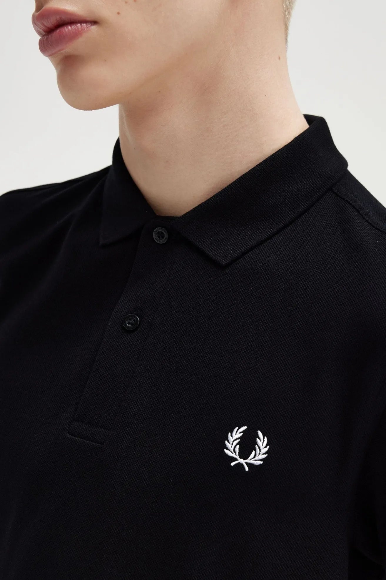 Fred Perry Polo Hombre Negro