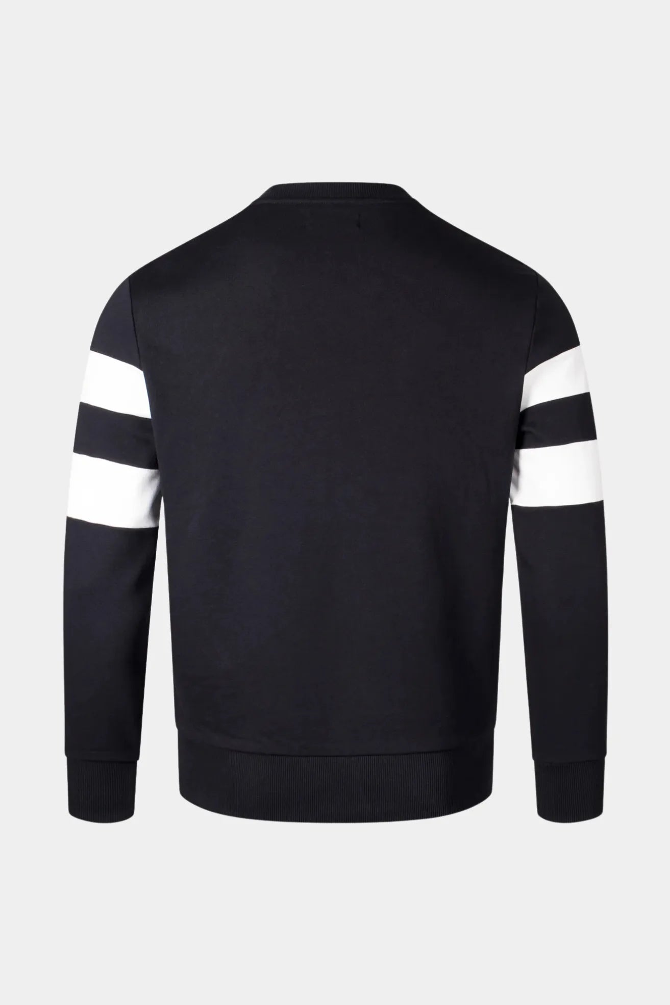 Fred Perry Sudadera Stripes Hombre Negra