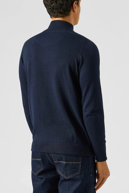 Weekend Offender Jersey Hombre Half Zip Pierre Azul