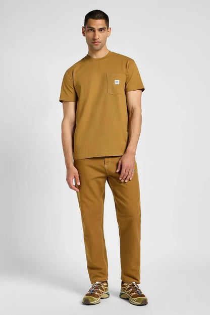 Lee Workwear Camiseta Hombre Bolsillo Ginger