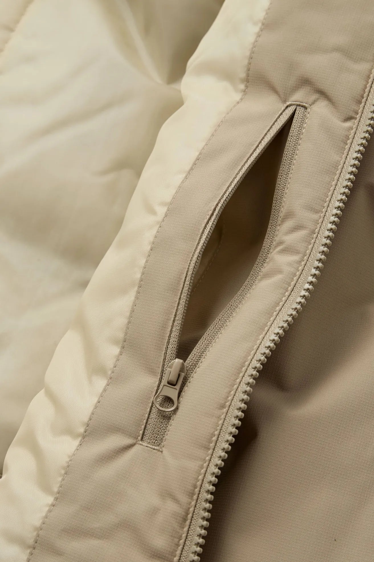 H2O Sportswear Chaqueta Læsø Padded Long Jacket Beige