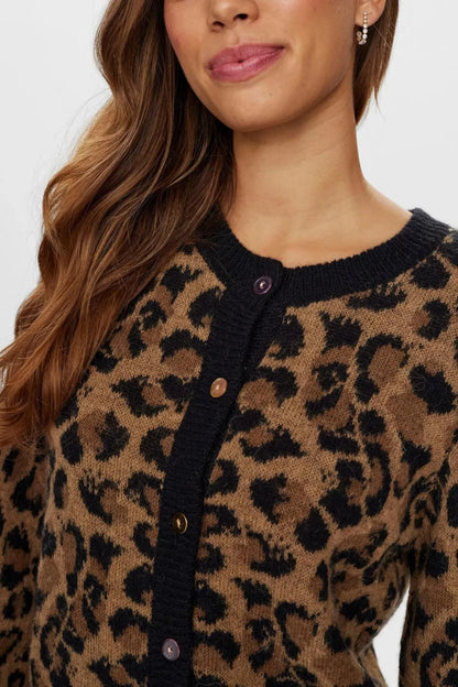 Nümph Cardigan Mujer Animal Print Nulio