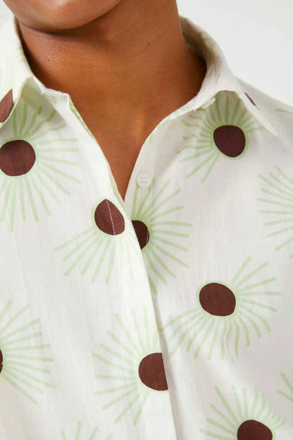 Compañia Fantastica Camisa Unisex Floral Green Sun