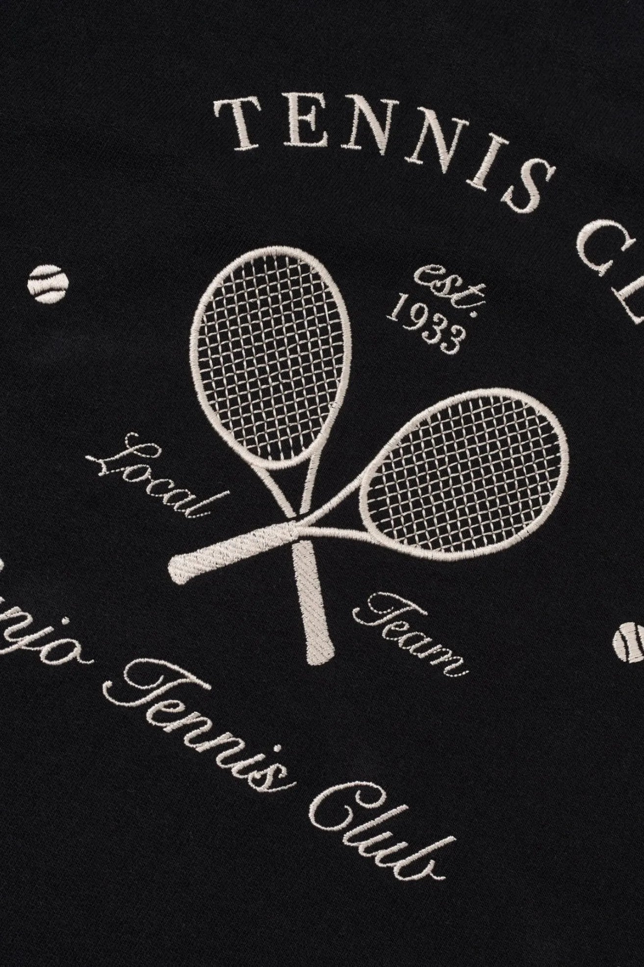 Sanjo Sudadera Hombre Tennis Club Negra