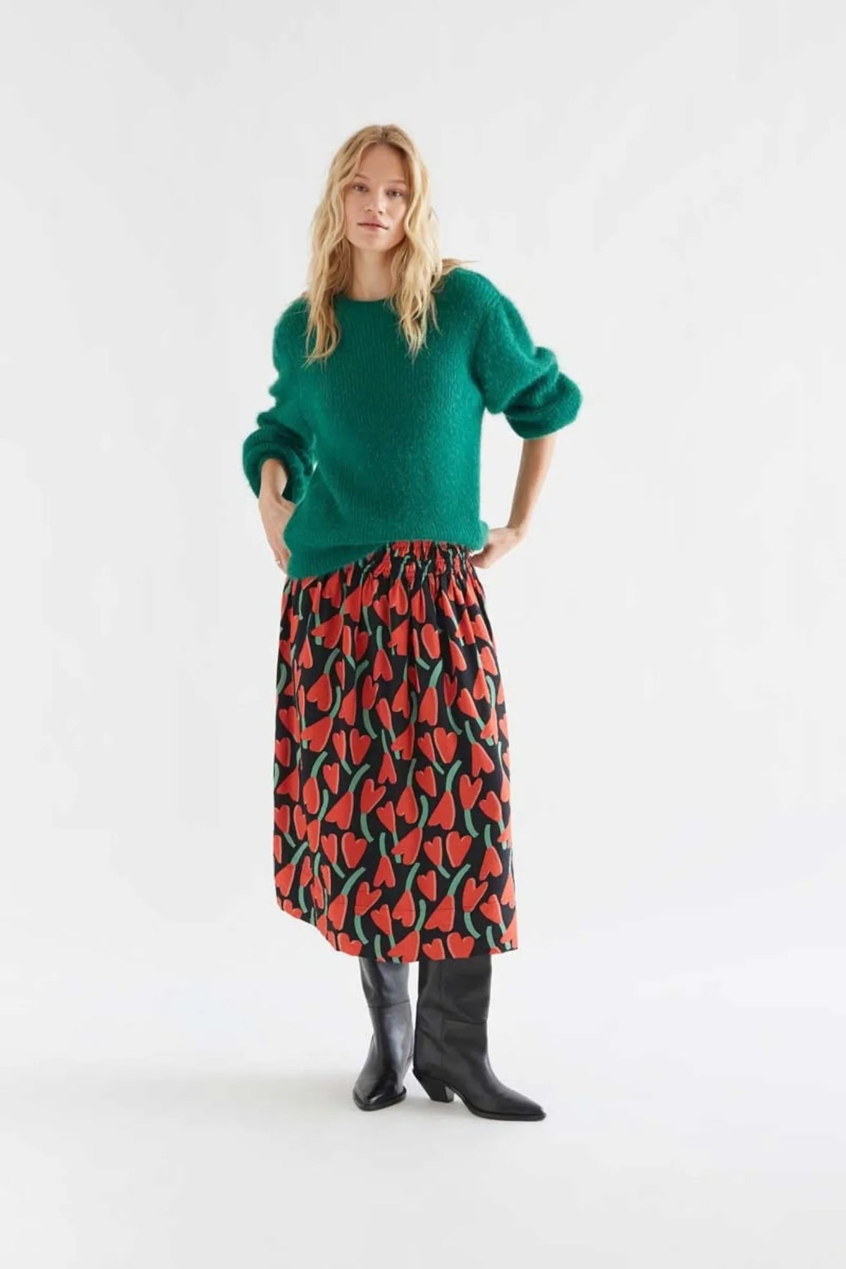 Compañia Fantastica Jersey Mujer Básico Verde