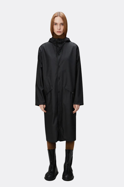 Rains Chubasquero Longer Jacket Negro