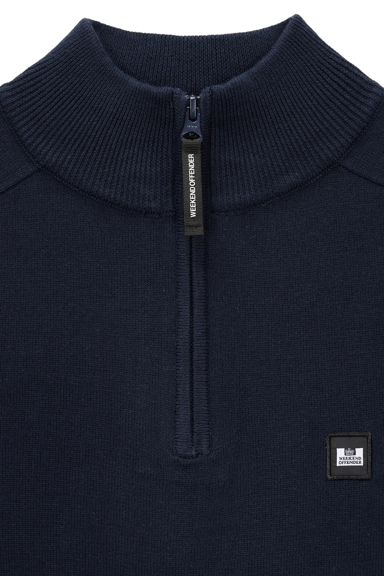 Weekend Offender Jersey Hombre Half Zip Pierre Azul