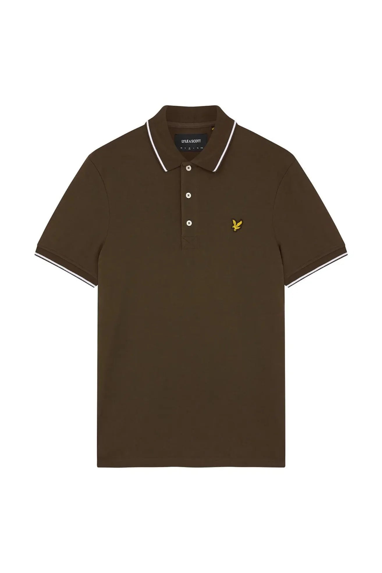 Lyle And Scott Tipped Polo Hombre Olive Talla XXL