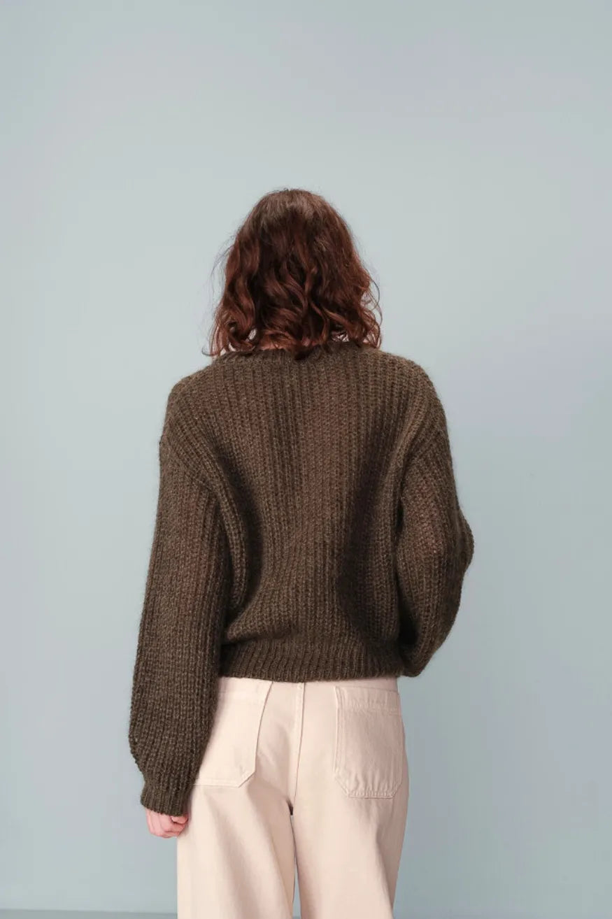 Grace and Mila Jersey Mohair Mujer Naissance Verde