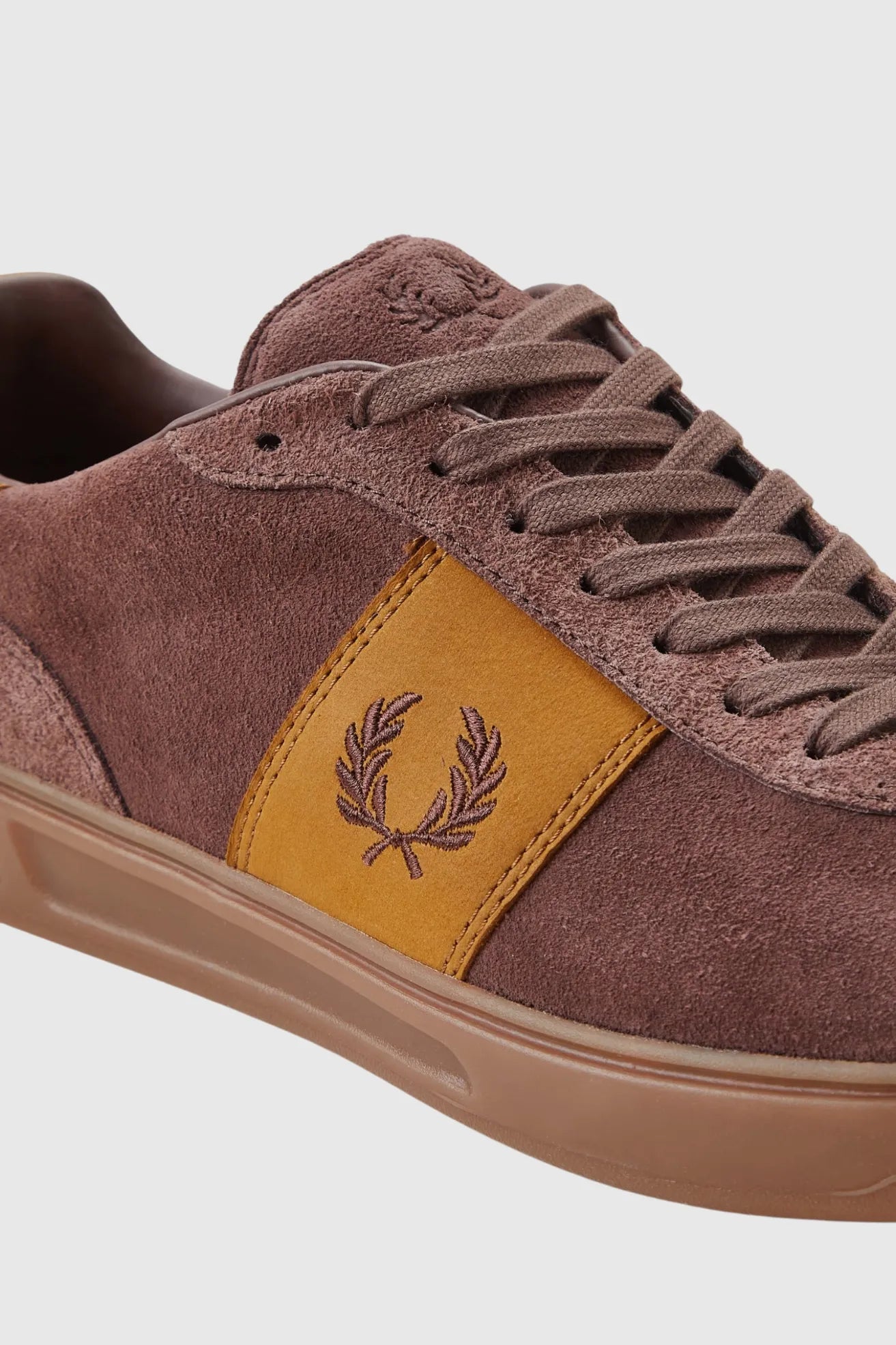 Fred Perry Zapatillas Hombre B4 Suede Marrones