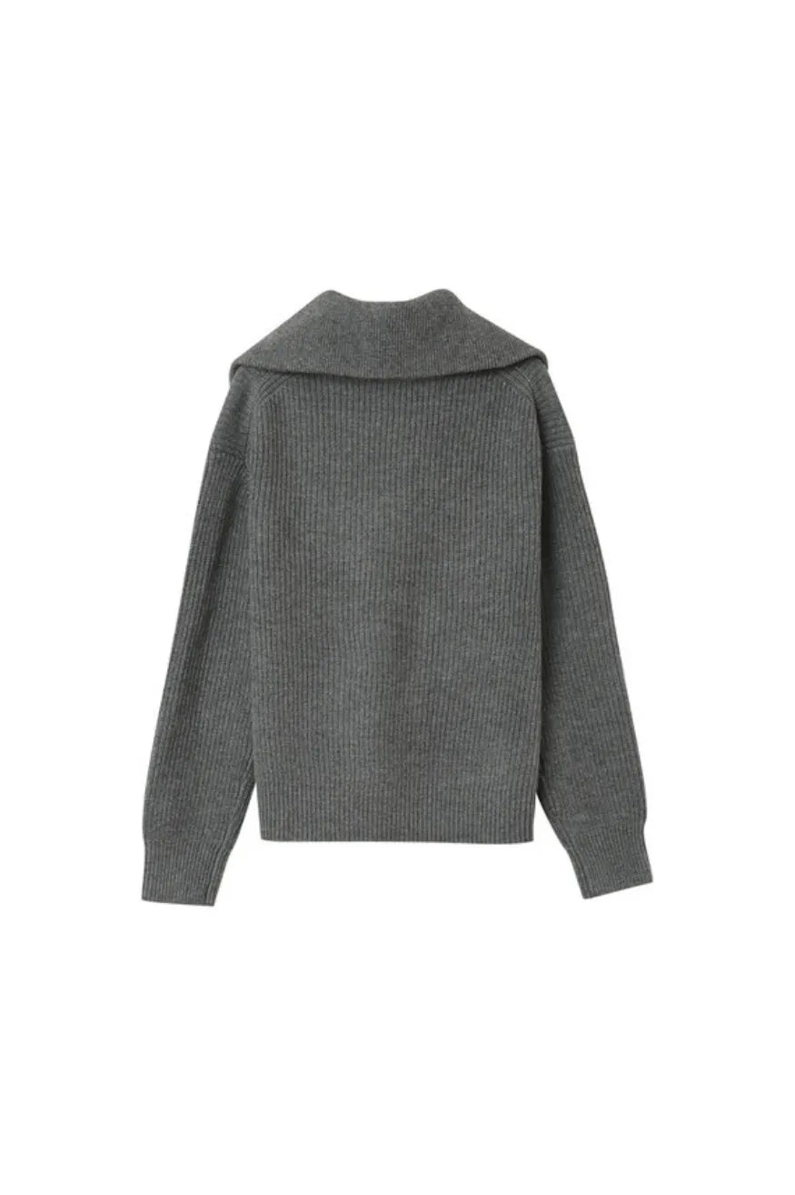 Grace and Mila Jersey Mujer Oversize Naiki Gris