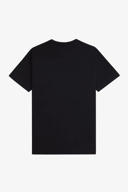 Fred Perry Camiseta Homber Negro / Whisky