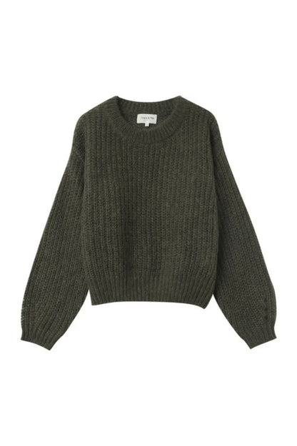 Grace and Mila Jersey Mohair Mujer Naissance Verde