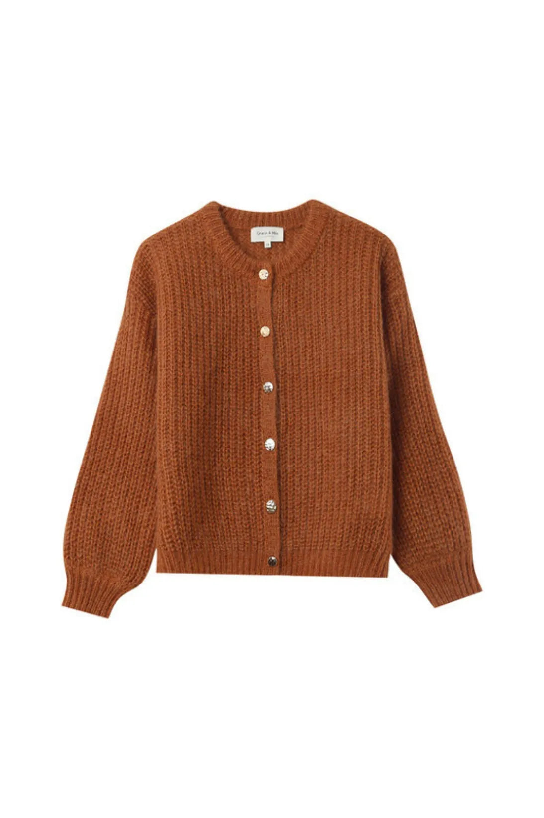 Grace and Mila Cardigan Mujer Nais Caramelo