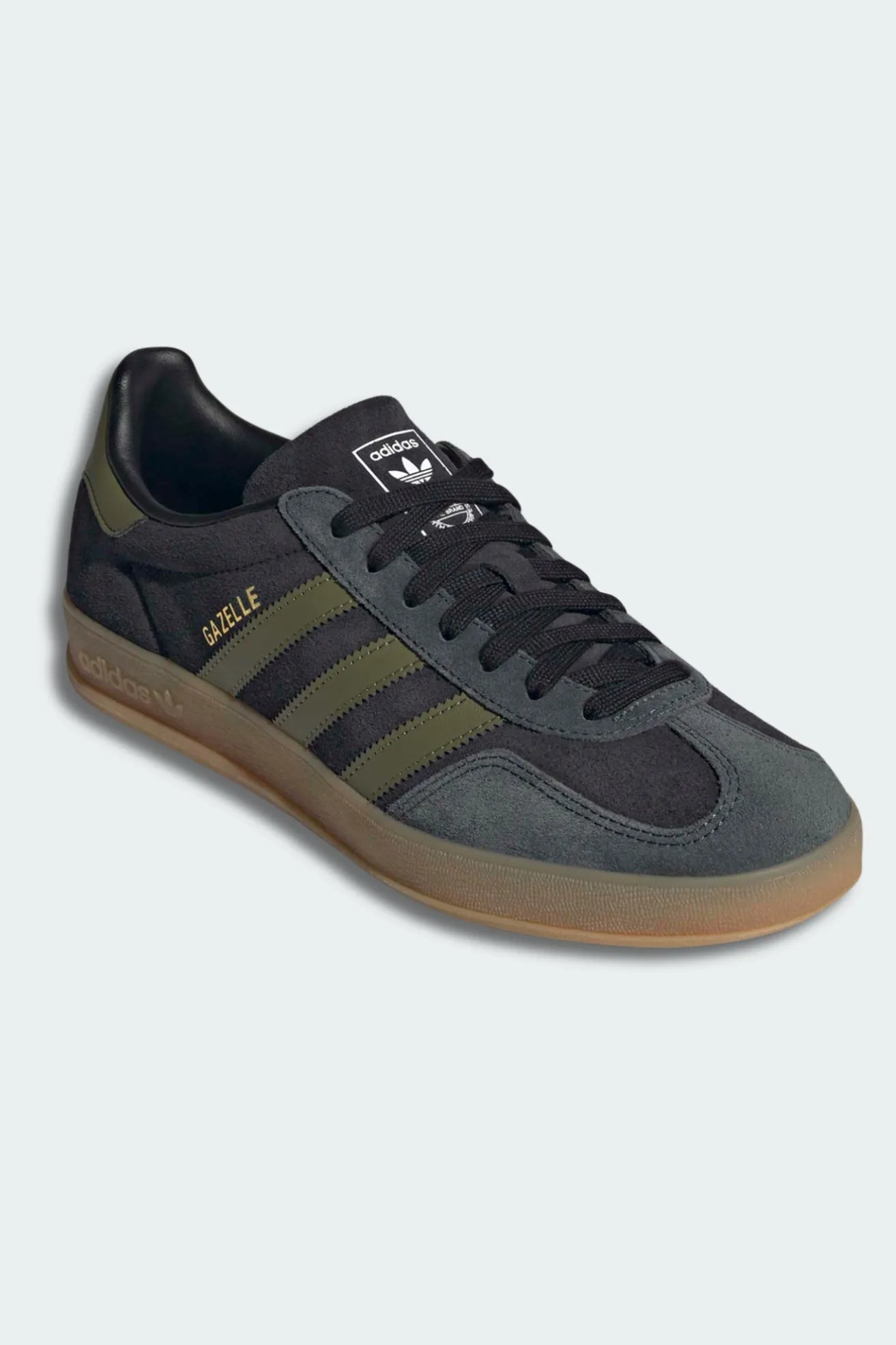 Adidas Zapatillas Hombre Gazelle Indoor Negro / Gris / Verde Who killed Bambi?