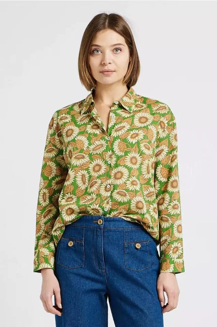 Nice Things Camisa Mujer Sunflowers