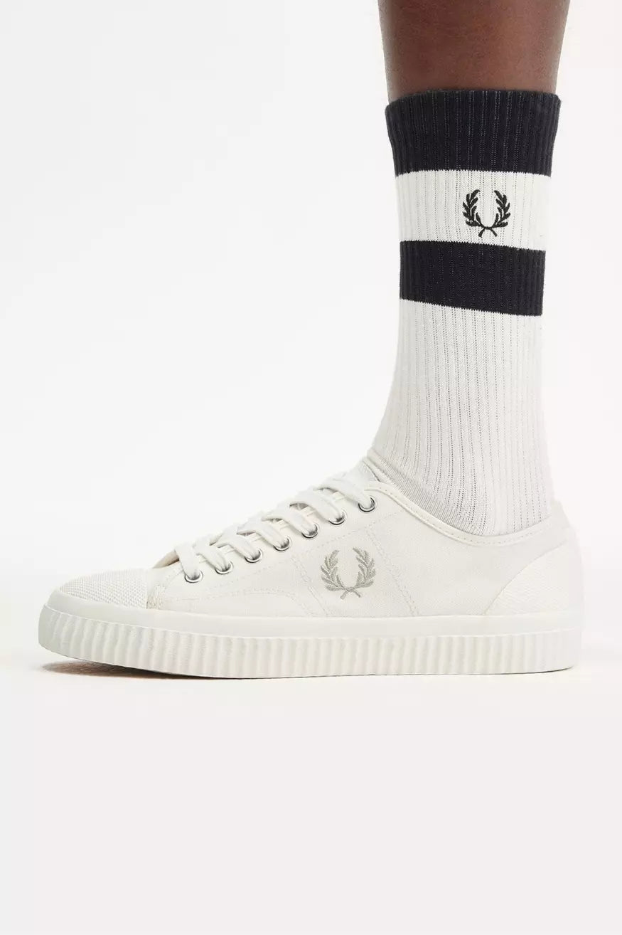 Fred Perry Zapatillas Hombre Hughes Low Canvas Oatmeal