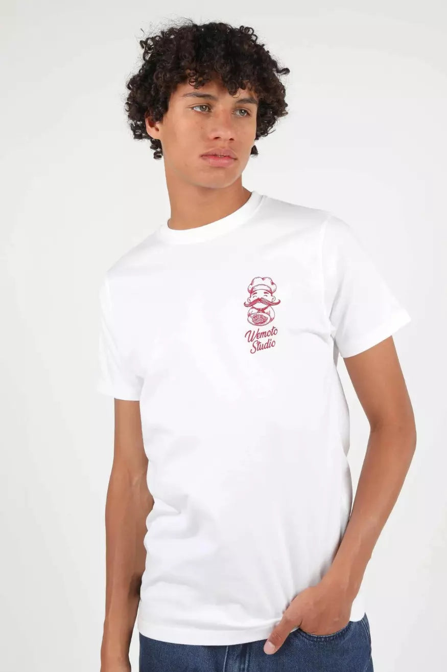 Wemoto Clothing Camiseta Hombre Delicioso Blanca
