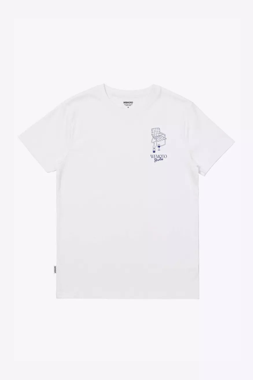 Wemoto Clothing Camiseta Blanc Hombre Blanca