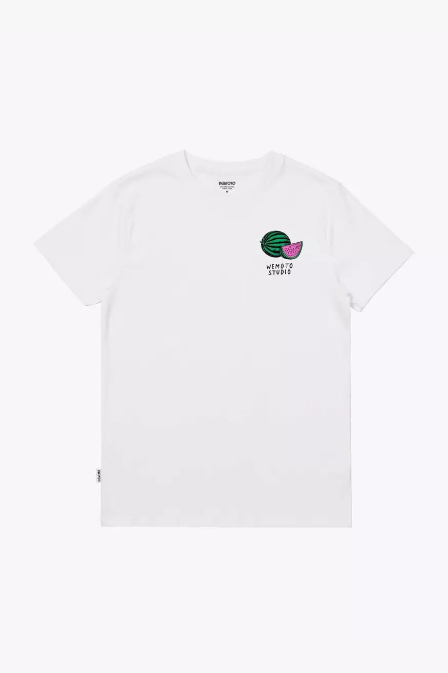 Wemoto Clothing Camiseta Hombre Melón Blanca