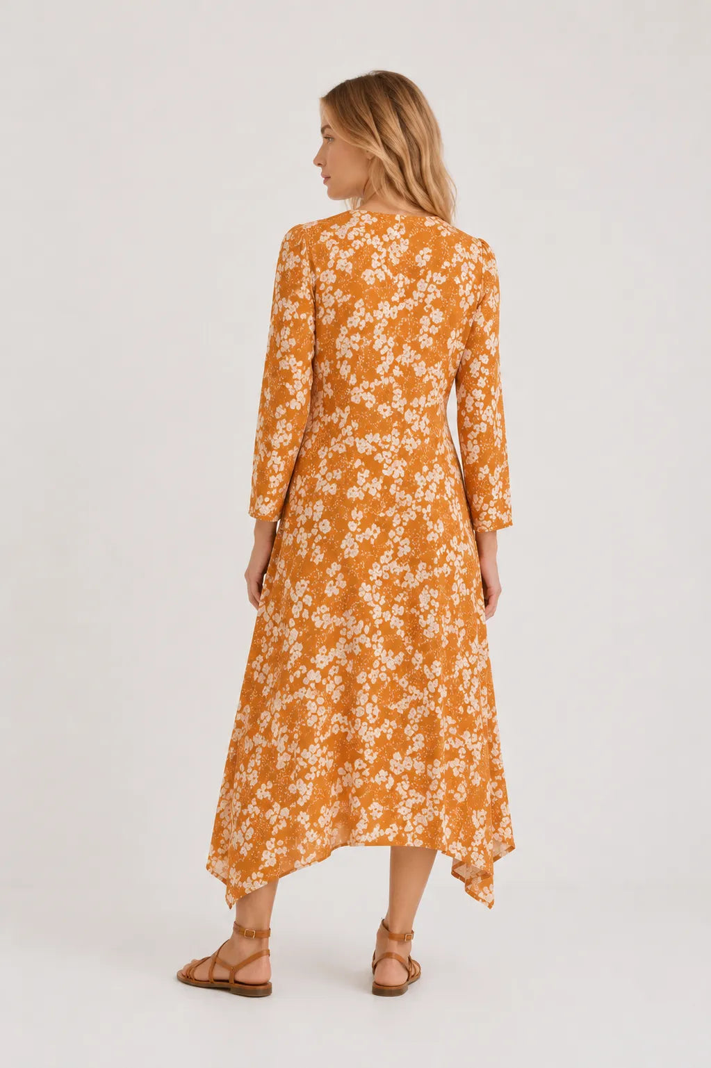 BYFEMME Vestido Tomasina Ocre Who killed Bambi?