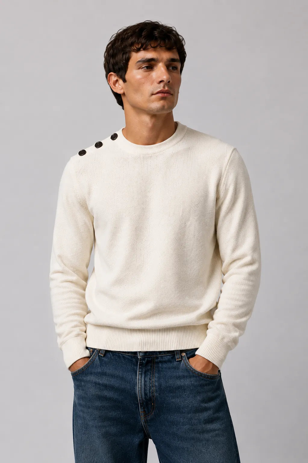 Bask in the Sun Jersey Hombre Balbaia Beige Who killed Bambi?