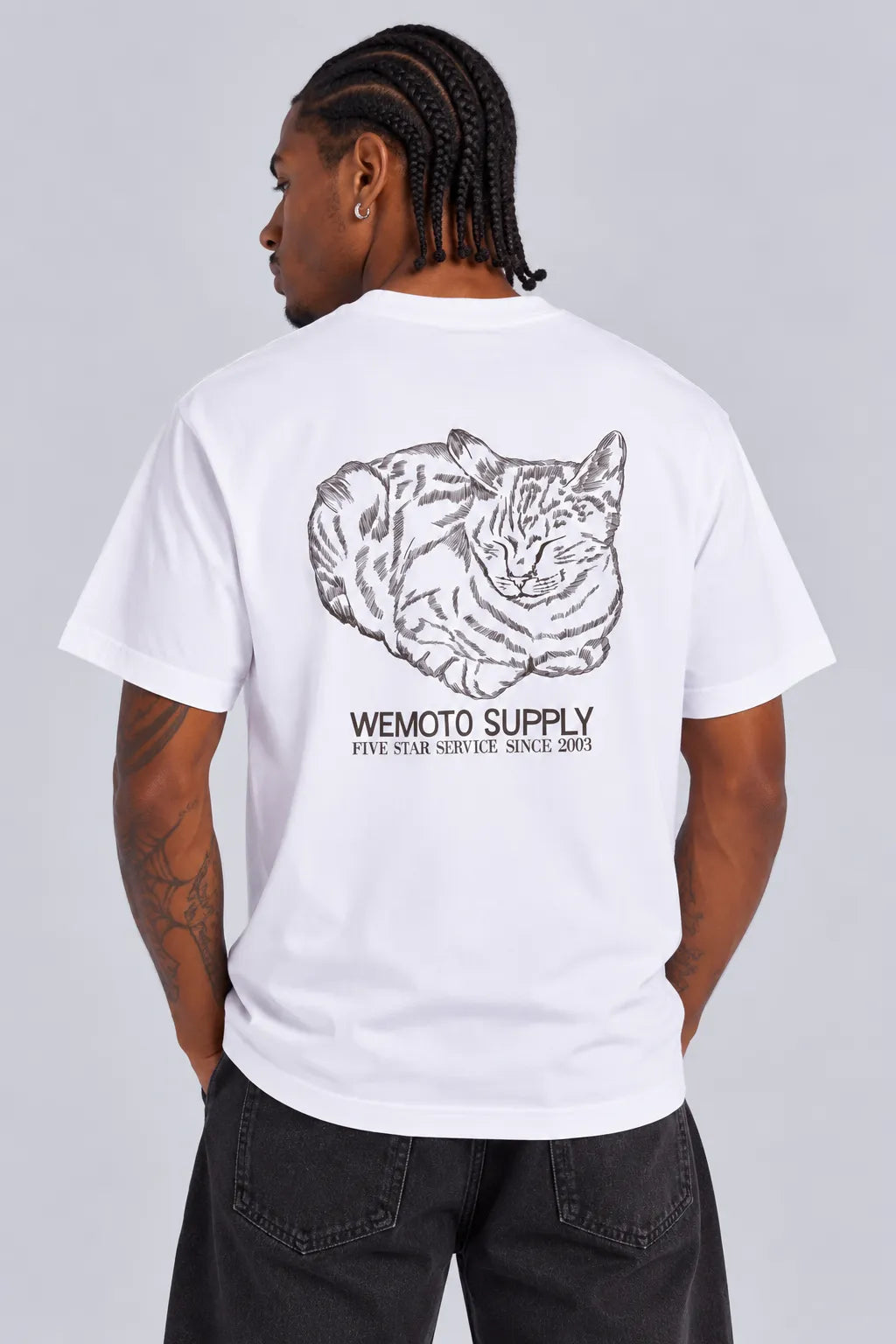 Wemoto Clothing T-shirt Homem Fratelli Branca