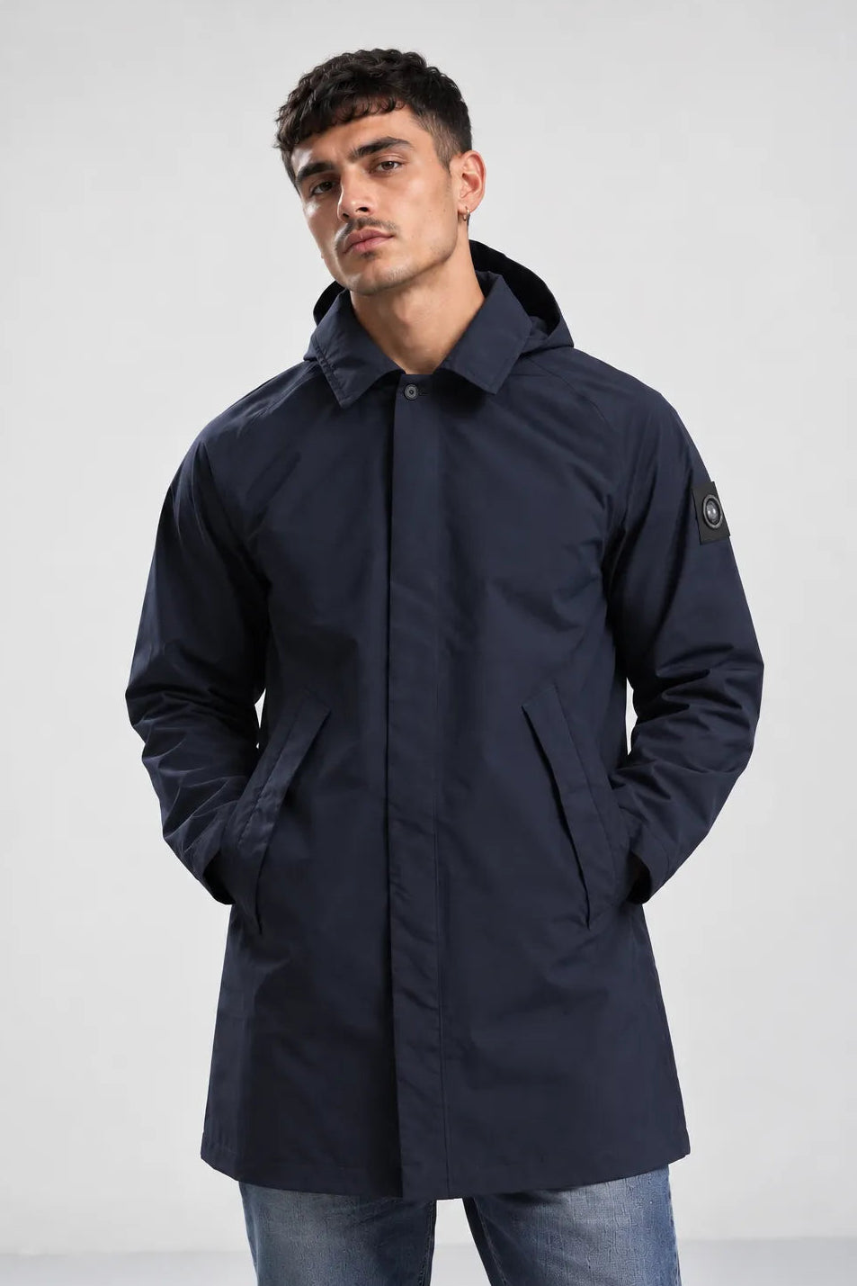 Marshall Artist Chaqueta Hombre Trench Azul