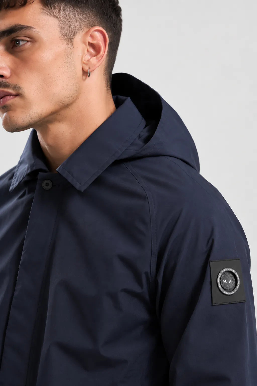 Marshall Artist Chaqueta Hombre Trench Azul
