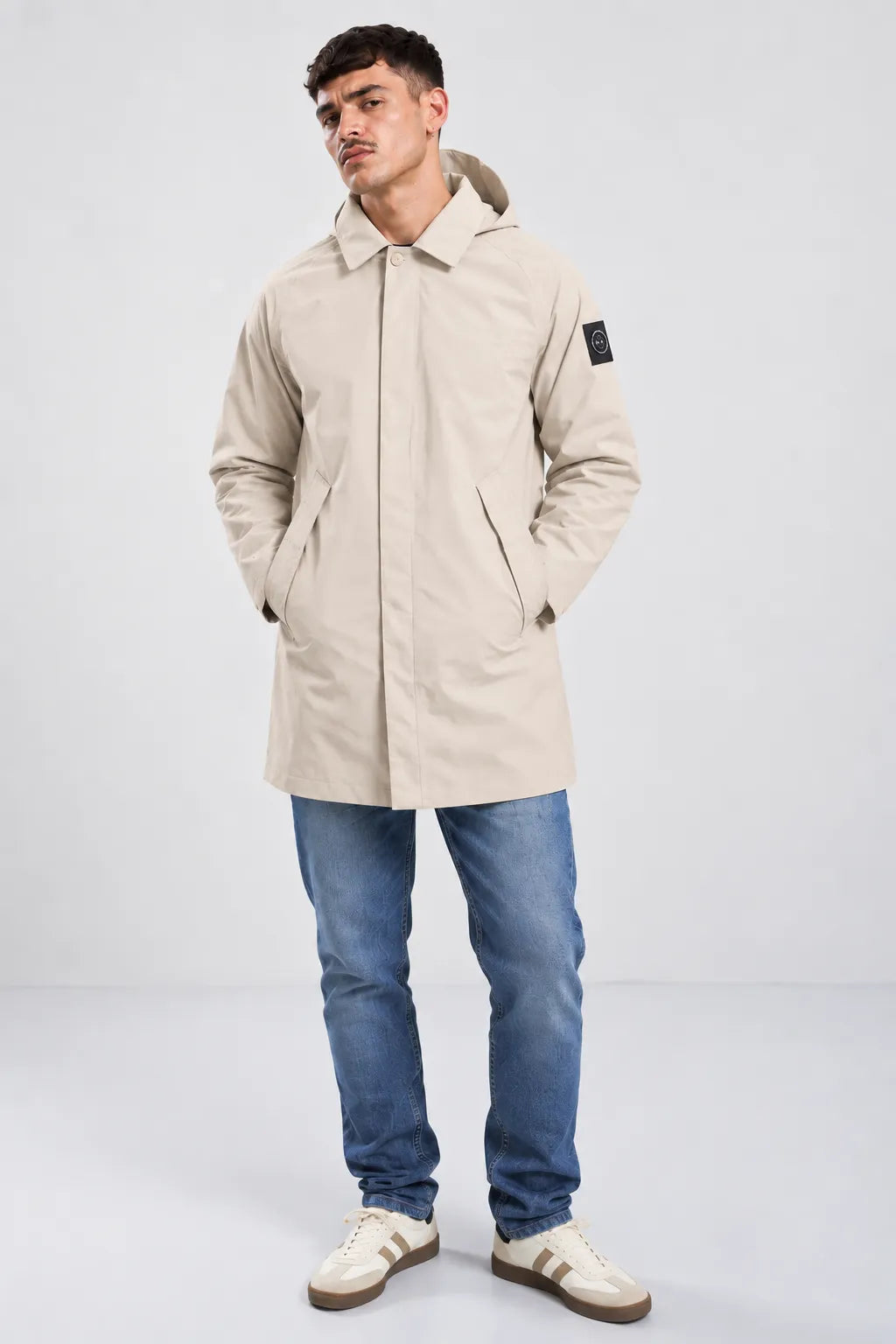 Marshall Artist Chaqueta Hombre Trench Beige