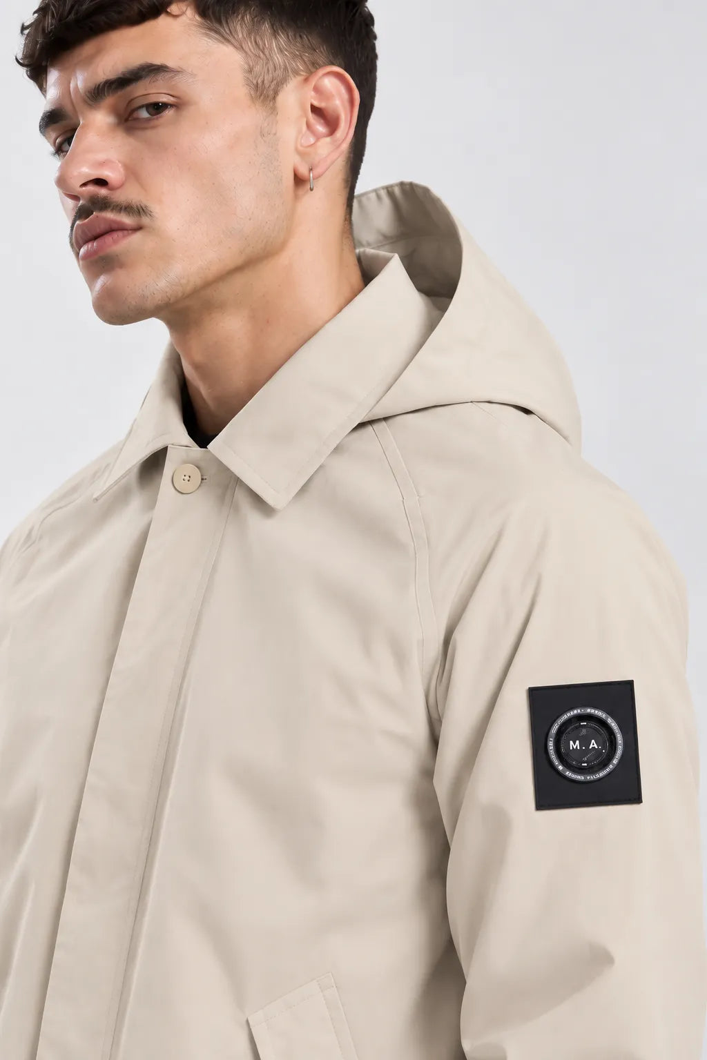 Marshall Artist Chaqueta Hombre Trench Beige