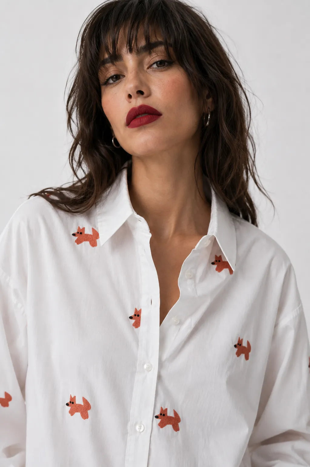 Compañia Fantastica Camisa Mujer Bordado Zorritos Who killed Bambi?