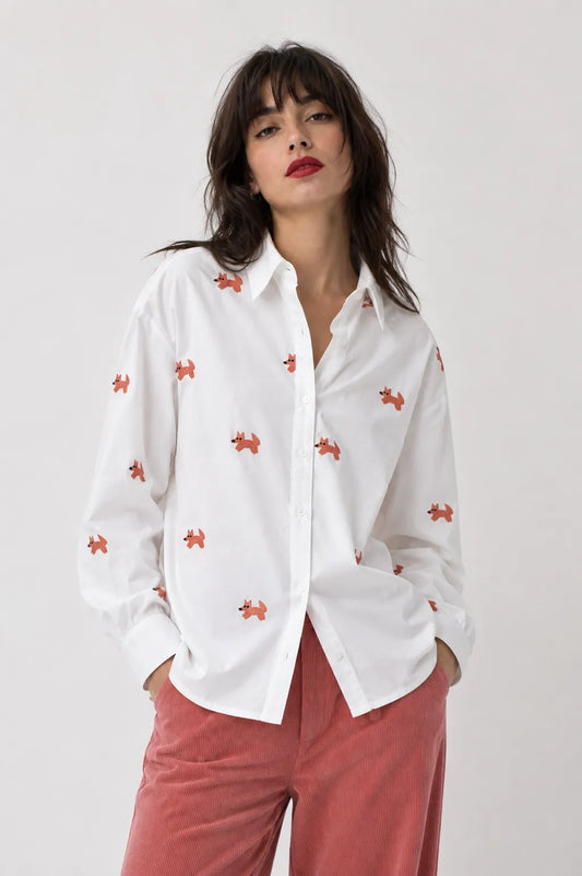 Compañia Fantastica Camisa Mujer Bordado Zorritos Who killed Bambi?