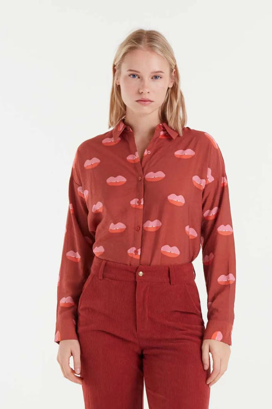 Compañia Fantastica Camisa Mujer Lips Who killed Bambi?