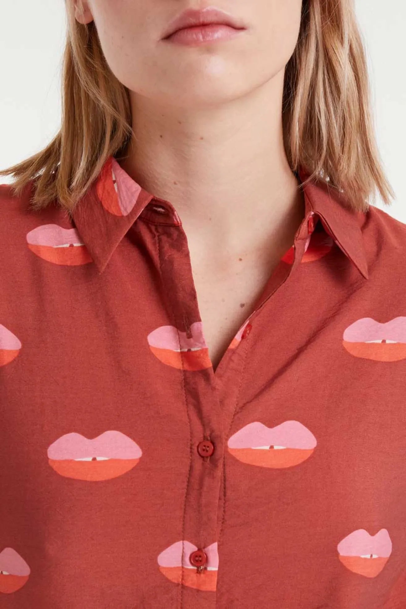 Compañia Fantastica Camisa Mujer Lips Who killed Bambi?