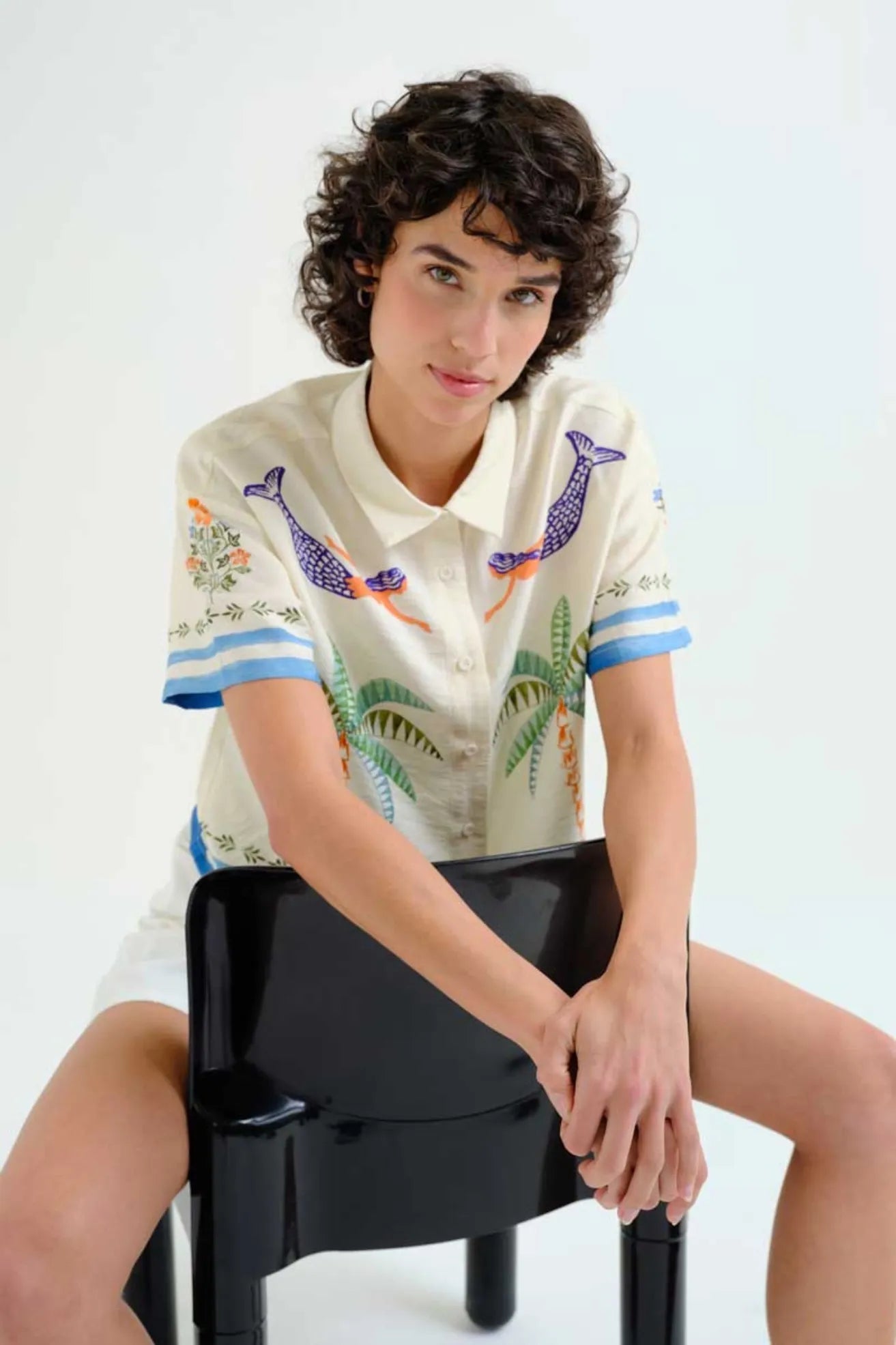 Compañia Fantastica Camisa Mujer Palm & Mermaid Who killed Bambi?