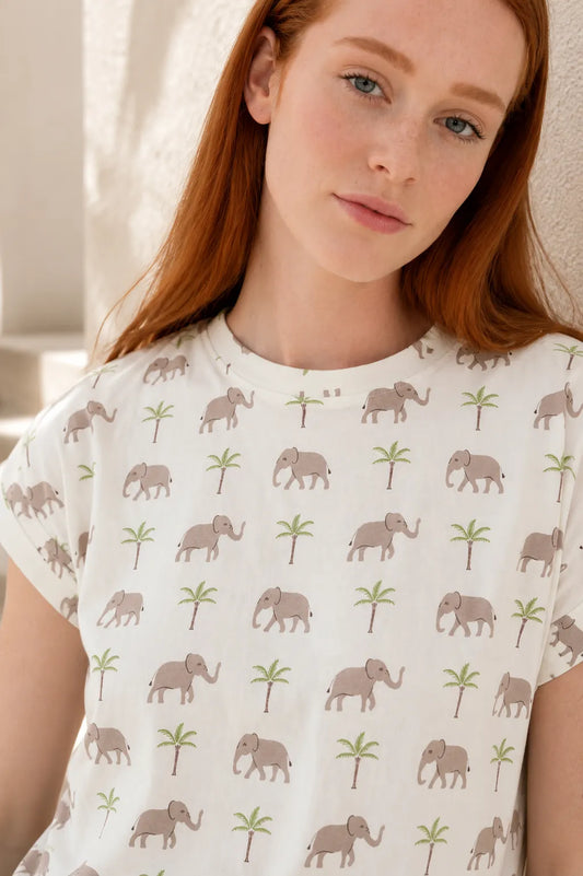Compañia Fantastica Camiseta Mujer Elefantes Who killed Bambi?