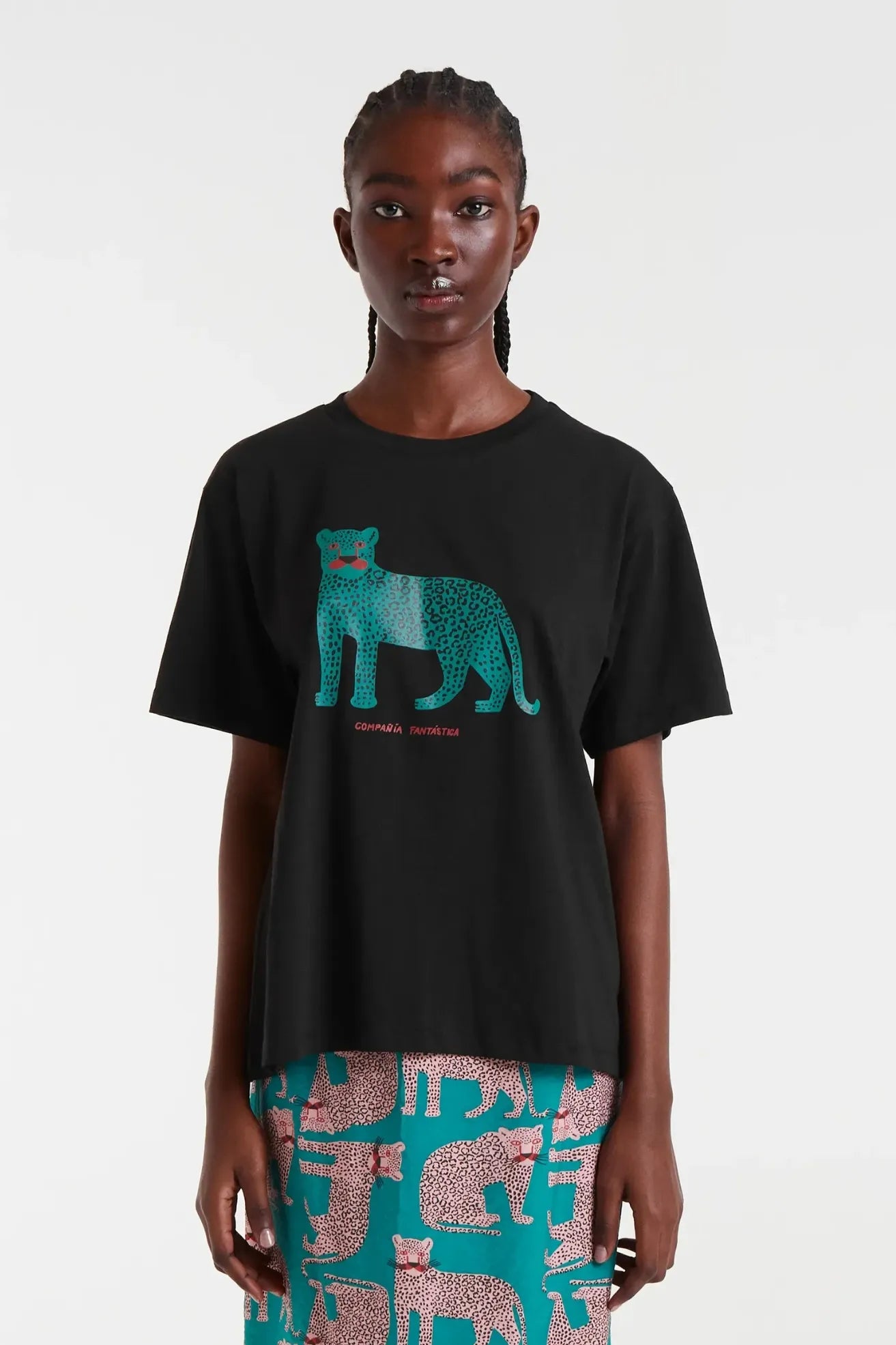Compañia Fantastica Camiseta Mujer Leopardo Who killed Bambi?