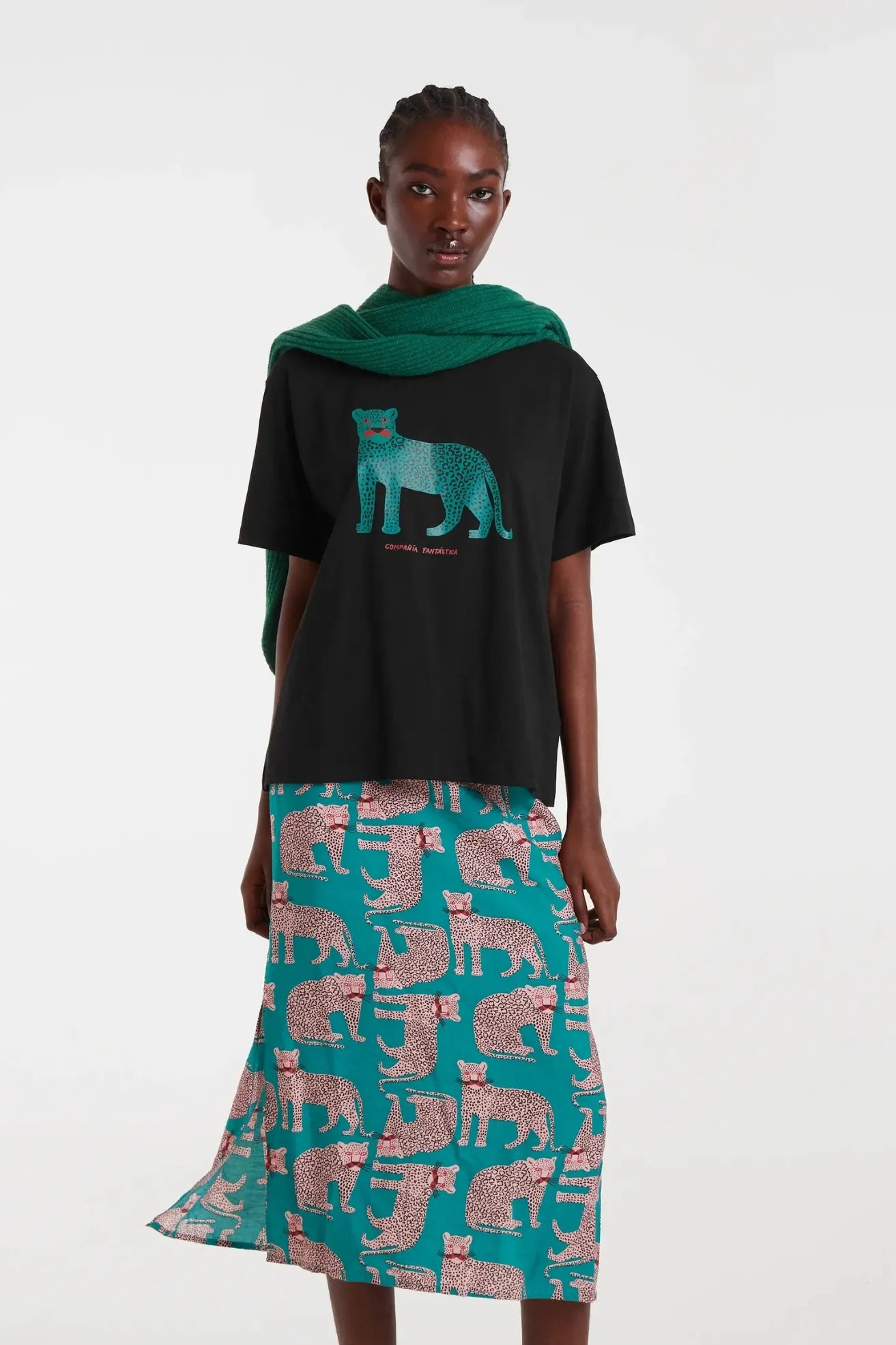 Compañia Fantastica Camiseta Mujer Leopardo Who killed Bambi?