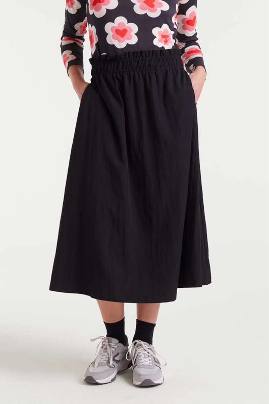 Compañia Fantastica Falda Midi Negra Who killed Bambi?