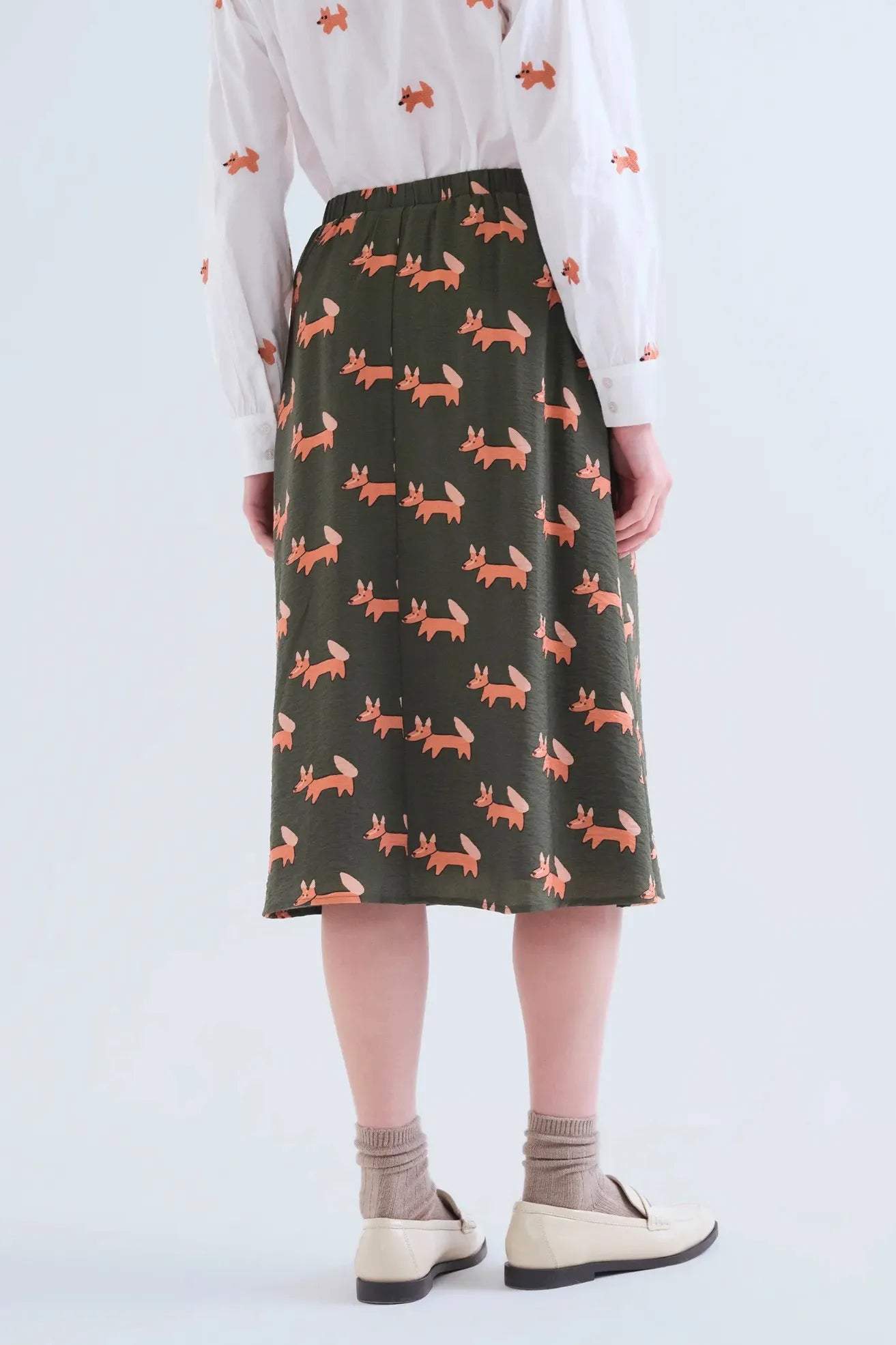 Compañia Fantastica Falda Midi Zorros Who killed Bambi?