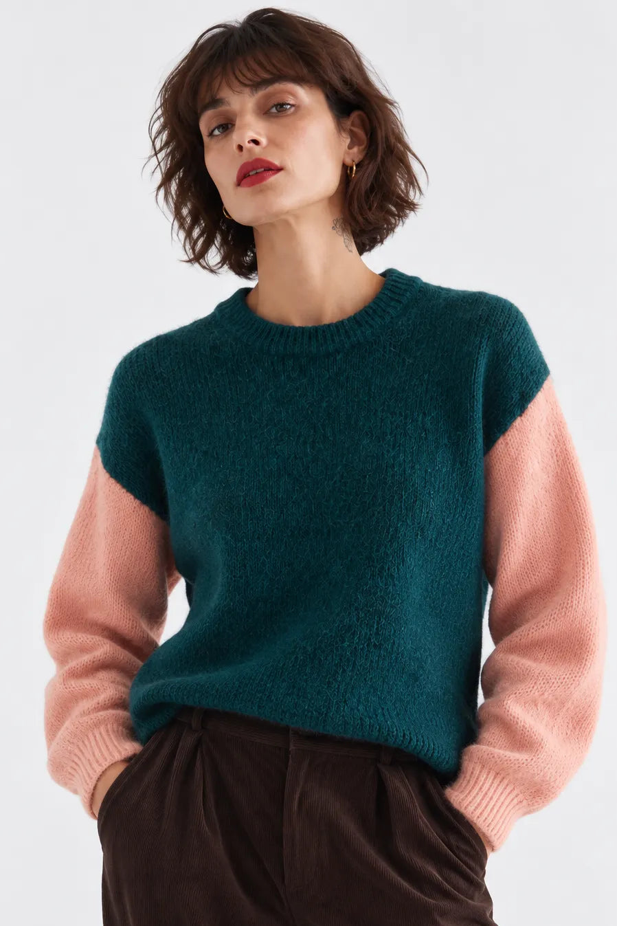 Compañia Fantastica Jersey Mujer Bicolor Verde y Coral Who killed Bambi?
