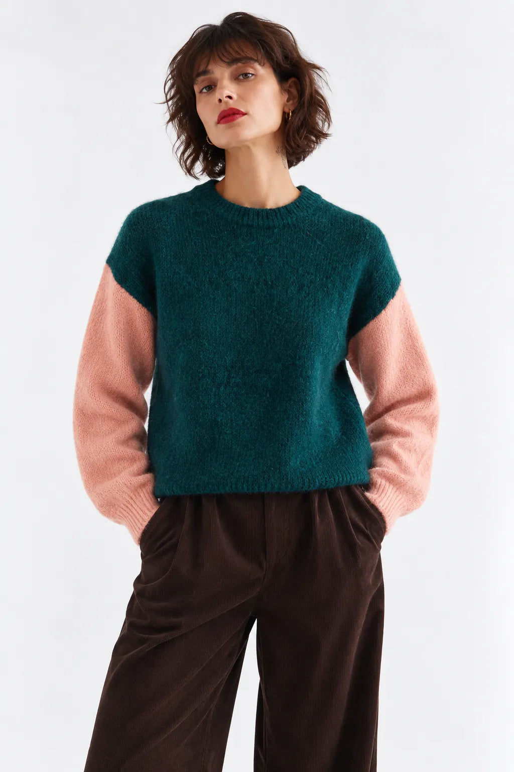 Compañia Fantastica Jersey Mujer Bicolor Verde y Coral Who killed Bambi?