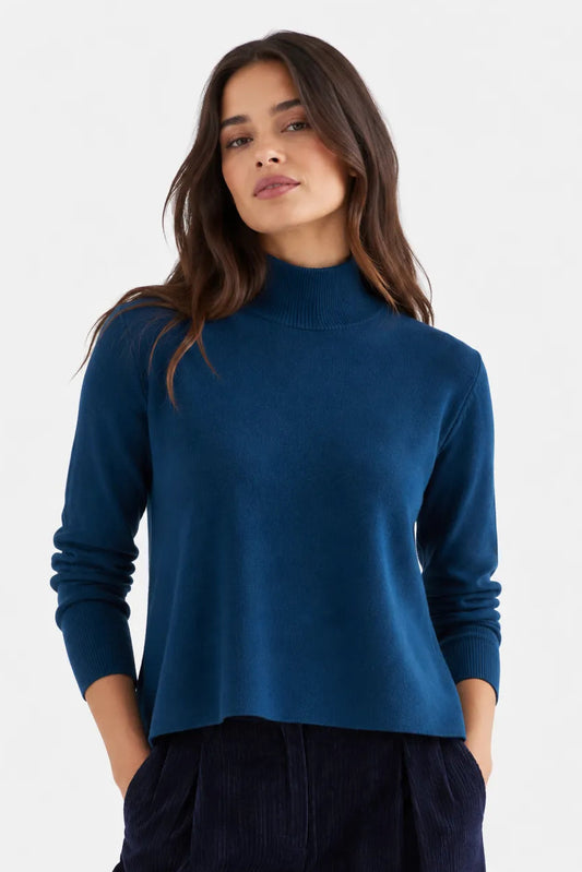 Compañia Fantastica Jersey Mujer Cuello Alto Azul Who killed Bambi?