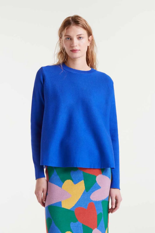 Compañia Fantastica Jersey Mujer Evasé Azul Who killed Bambi?