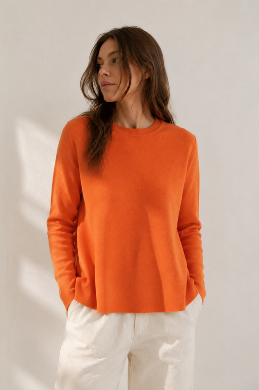 Compañia Fantastica Jersey Mujer Evasé Naranja Who killed Bambi?