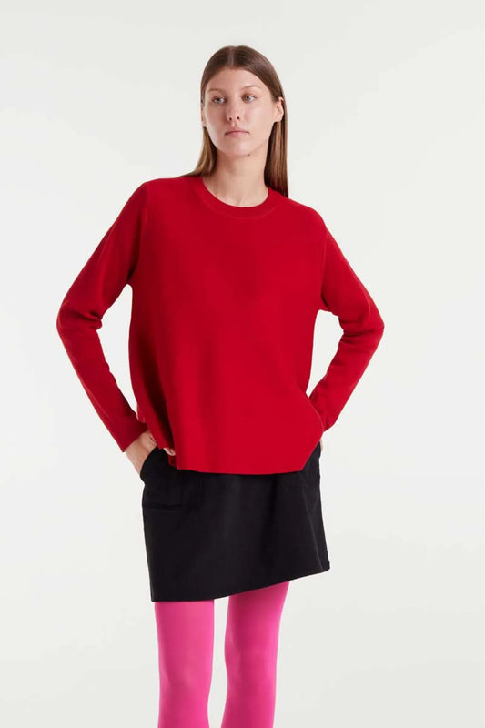 Compañia Fantastica Jersey Mujer Evasé Rojo Who killed Bambi?